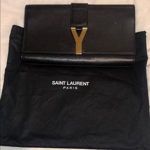 YSL classic Y clutch